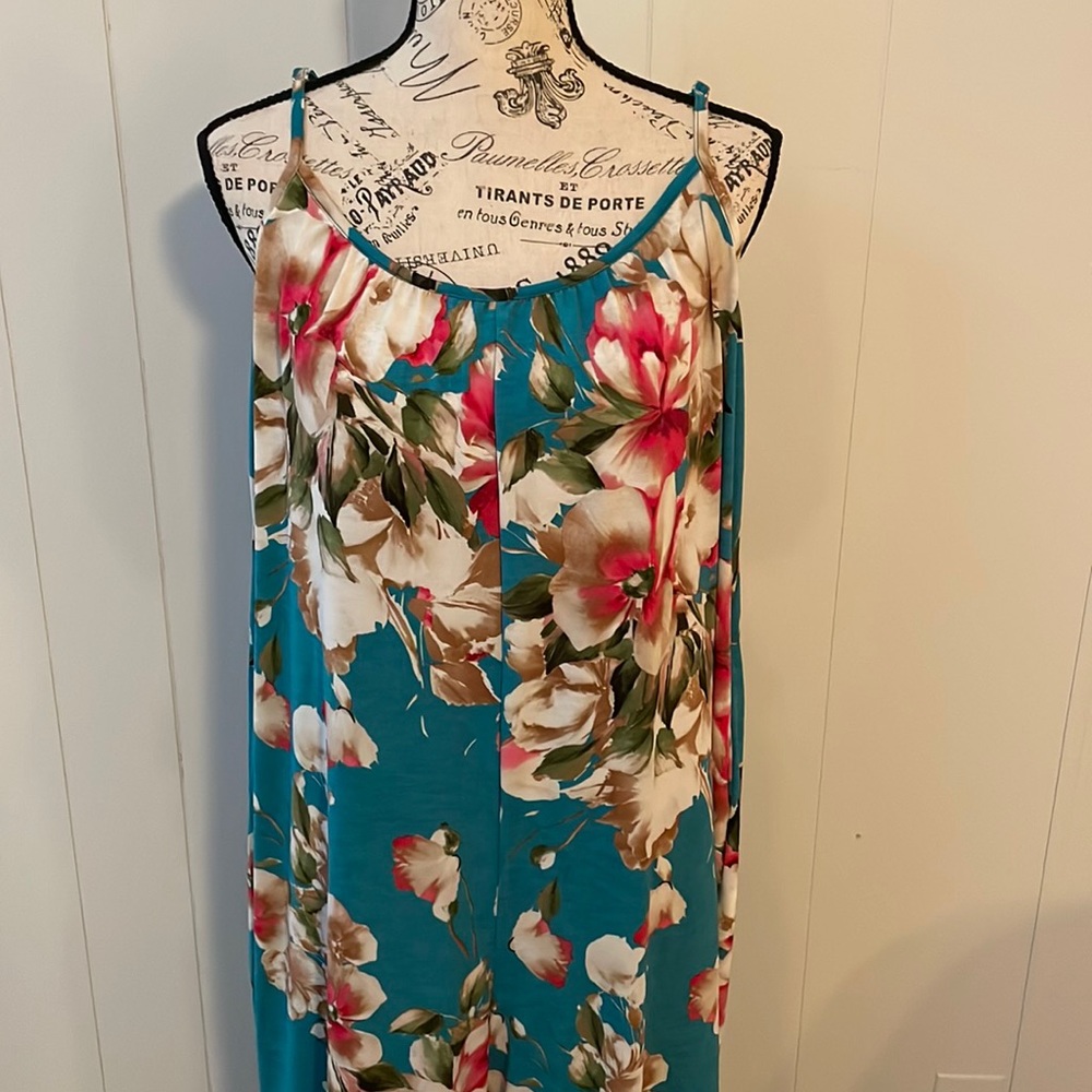 Wide Leg Tropical Jumpsuit, NWT